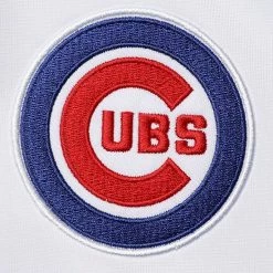 Women's G-III 4Her By Carl Banks White Chicago Cubs Pre-Game Full-Zip Track Jacket -G-III Sales Store unnamed file 2799