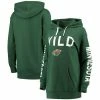 Women's G-III 4Her By Carl Banks Green Minnesota Wild Extra Inning Pullover Hoodie