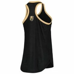 Women's G-III Sports By Carl Banks Black Vegas Golden Knights Showdown Slub Racerback Tank Top -G-III Sales Store unnamed file 2820