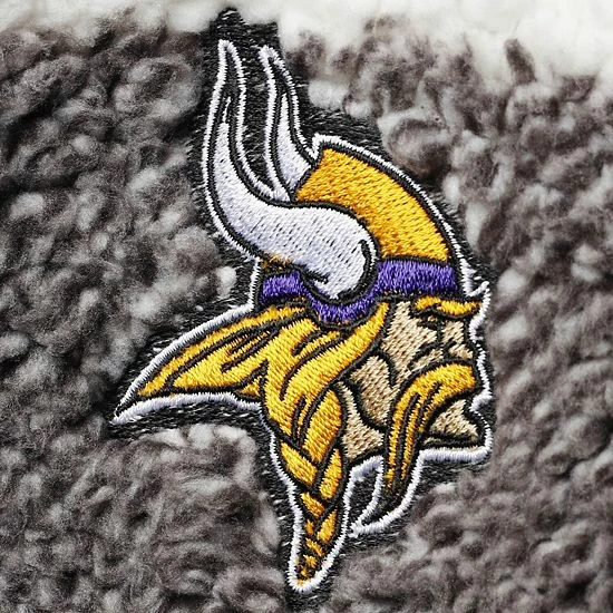 Women's G-III 4Her by Carl Banks Black Minnesota Vikings Sherpa Plaid Quarter-Zip Jacket Women's G-III 4Her By Carl Banks Black Minnesota Vikings Sherpa Plaid Quarter-Zip Jacket -G-III Sales Store unnamed file 2824