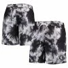 Men's G-III Sports By Carl Banks Black Las Vegas Raiders Splash Volley Swim Shorts