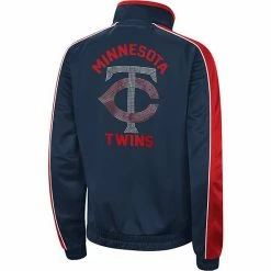 Women's G-III 4Her By Carl Banks Navy Minnesota Twins Gamer Full-Zip Track Jacket 3 Women's G-III 4Her By Carl Banks Navy Minnesota Twins Gamer Full-Zip Track Jacket -G-III Sales Store unnamed file 2837
