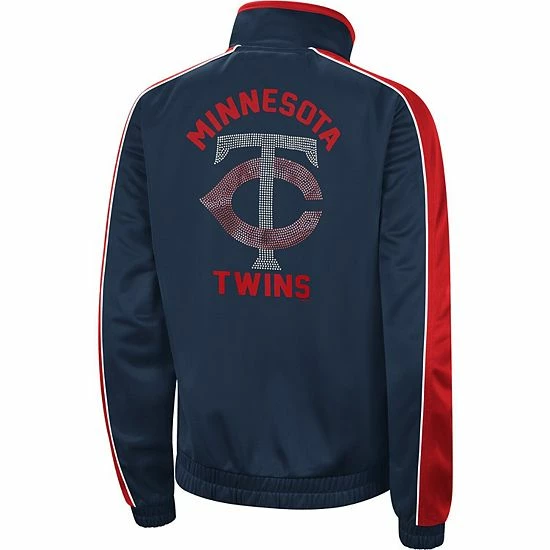 Women's G-III 4Her by Carl Banks Navy Minnesota Twins Gamer Full-Zip Track Jacket Women's G-III 4Her By Carl Banks Navy Minnesota Twins Gamer Full-Zip Track Jacket -G-III Sales Store unnamed file 2837
