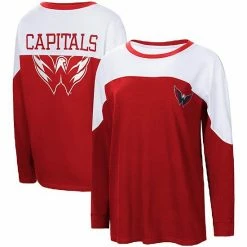 Women's G-III 4Her By Carl Banks Red Washington Capitals Pop Fly Long Sleeve T-Shirt