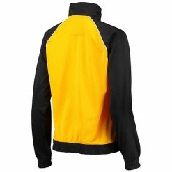 Women's G-III 4Her By Carl Banks Black/Gold Pittsburgh Steelers Backfield Raglan Full-Zip Track Jacket 3 Women's G-III 4Her By Carl Banks Black/Gold Pittsburgh Steelers Backfield Raglan Full-Zip Track Jacket -G-III Sales Store unnamed file 2891