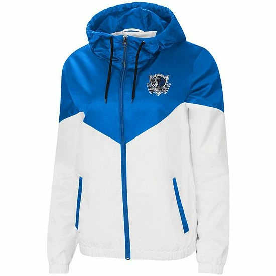 Women's G-III 4Her by Carl Banks Blue/White Dallas Mavericks Shortstop Dewspo Water-Repellent Full-Zip Jacket Women's G-III 4Her By Carl Banks Blue/White Dallas Mavericks Shortstop Dewspo Water-Repellent Full-Zip Jacket -G-III Sales Store unnamed file 2897
