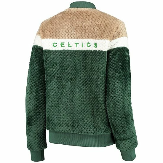 Women's G-III 4Her by Carl Banks Kelly Green/Cream Boston Celtics Riot Squad Sherpa Full-Snap Jacket Women's G-III 4Her By Carl Banks Kelly Green/Cream Boston Celtics Riot Squad Sherpa Full-Snap Jacket -G-III Sales Store unnamed file 2906