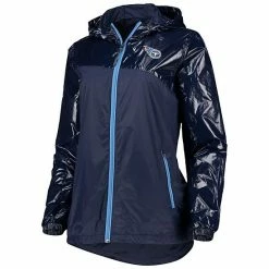 Women's G-III 4Her By Carl Banks Navy Tennessee Titans Double-Coverage Full-Zip Hoodie Jacket -G-III Sales Store unnamed file 2910