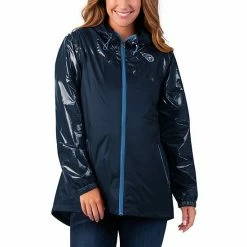 Women's G-III 4Her By Carl Banks Navy Tennessee Titans Double-Coverage Full-Zip Hoodie Jacket -G-III Sales Store unnamed file 2912