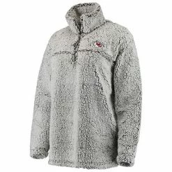 G-III Women's Gray Kansas City Chiefs Sherpa Quarter-Zip Pullover Jacket 6 G-III Women's Gray Kansas City Chiefs Sherpa Quarter-Zip Pullover Jacket -G-III Sales Store unnamed file 2961