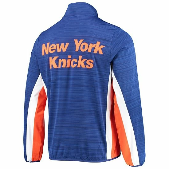 Men's G-III Sports by Carl Banks Blue New York Knicks 75th Anniversary Power Forward Space-Dye Full-Zip Track Jacket Men's G-III Sports By Carl Banks Blue New York Knicks 75th Anniversary Power Forward Space-Dye Full-Zip Track Jacket -G-III Sales Store unnamed file 2975