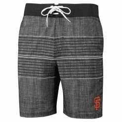 Men's G-III Sports By Carl Banks Charcoal San Francisco Giants Horizon Volley Swim Trunks 2 Men's G-III Sports By Carl Banks Charcoal San Francisco Giants Horizon Volley Swim Trunks -G-III Sales Store unnamed file 3010