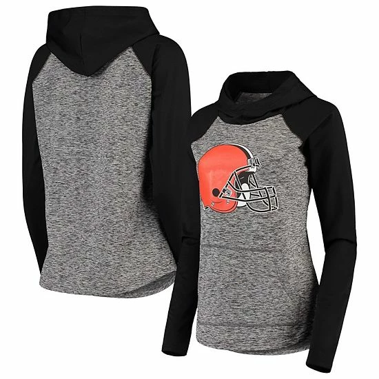 Women's G-III 4Her by Carl Banks Heathered Gray/Black Cleveland Browns Championship Team Ring Pullover Hoodie Women's G-III 4Her By Carl Banks Heathered Gray/Black Cleveland Browns Championship Team Ring Pullover Hoodie -G-III Sales Store unnamed file 302