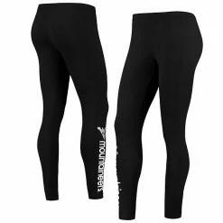 Women's G-III 4Her By Carl Banks Black West Virginia Mountaineers Post Season Team Leggings