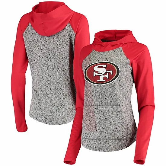 Women's G-III 4Her by Carl Banks Heathered Gray/Scarlet San Francisco 49ers Championship Ring Pullover Hoodie Women's G-III 4Her By Carl Banks Heathered Gray/Scarlet San Francisco 49ers Championship Ring Pullover Hoodie -G-III Sales Store unnamed file 3063