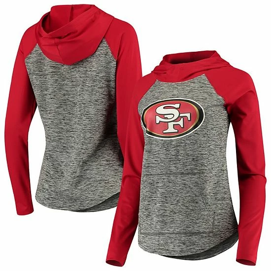 Women's G-III 4Her by Carl Banks Heathered Gray/Scarlet San Francisco 49ers Championship Ring Pullover Hoodie Women's G-III 4Her By Carl Banks Heathered Gray/Scarlet San Francisco 49ers Championship Ring Pullover Hoodie -G-III Sales Store unnamed file 3064