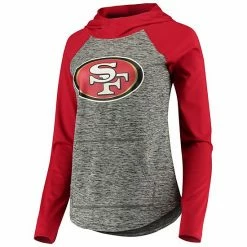 Women's G-III 4Her By Carl Banks Heathered Gray/Scarlet San Francisco 49ers Championship Ring Pullover Hoodie 2 Women's G-III 4Her By Carl Banks Heathered Gray/Scarlet San Francisco 49ers Championship Ring Pullover Hoodie -G-III Sales Store unnamed file 3065