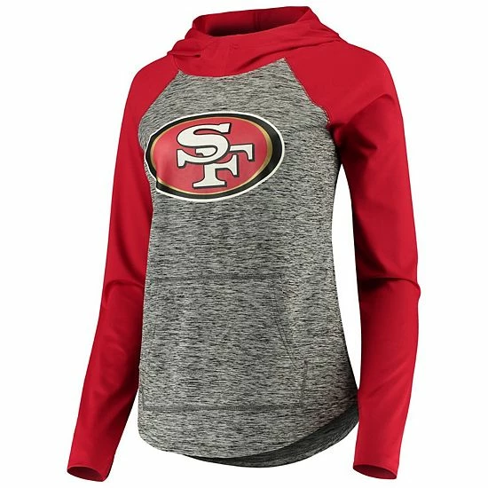 Women's G-III 4Her by Carl Banks Heathered Gray/Scarlet San Francisco 49ers Championship Ring Pullover Hoodie Women's G-III 4Her By Carl Banks Heathered Gray/Scarlet San Francisco 49ers Championship Ring Pullover Hoodie -G-III Sales Store unnamed file 3065
