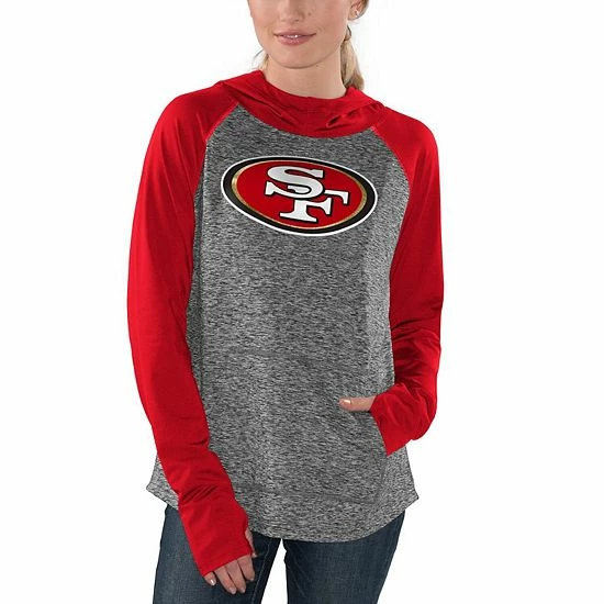 Women's G-III 4Her by Carl Banks Heathered Gray/Scarlet San Francisco 49ers Championship Ring Pullover Hoodie Women's G-III 4Her By Carl Banks Heathered Gray/Scarlet San Francisco 49ers Championship Ring Pullover Hoodie -G-III Sales Store unnamed file 3067