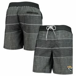 Men's G-III Sports By Carl Banks Black Jacksonville Jaguars Horizon Swim Shorts