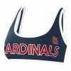 Women's G-III 4Her By Carl Banks Navy St. Louis Cardinals Southpaw Bikini Top