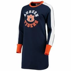 Women's G-III 4Her By Carl Banks Navy/Orange Auburn Tigers Hurry-Up Offense Dress -G-III Sales Store unnamed file 3098