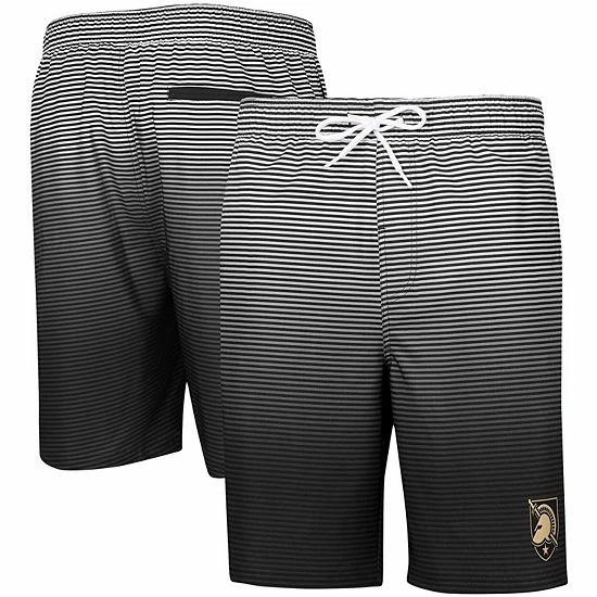 Men's G-III Sports By Carl Banks Black Army Black Knights Ocean Swim Trunks - Image 2