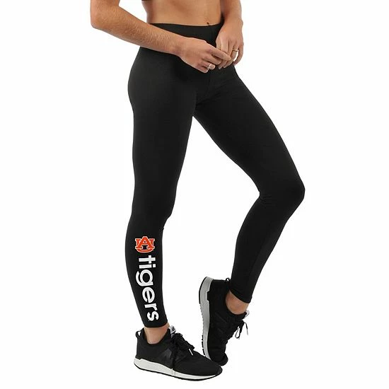 Women's G-III 4Her By Carl Banks Black Auburn Tigers Post Season Leggings 1 Women's G-III 4Her By Carl Banks Black Auburn Tigers Post Season Leggings