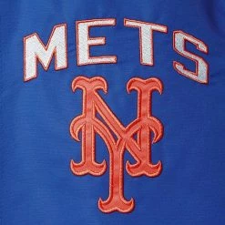 Men's G-III Sports By Carl Banks Royal/Orange New York Mets Complete Game Commemorative Full-Snap Jacket -G-III Sales Store unnamed file 3133