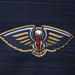 Men's G-III Sports By Carl Banks Navy New Orleans Pelicans 75th Anniversary Power Forward Space-Dye Full-Zip Track Jacket -G-III Sales Store unnamed file 3142