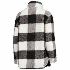 Women's G-III 4Her By Carl Banks Black Los Angeles Chargers Sherpa Plaid Quarter-Zip Jacket 2 Women's G-III 4Her By Carl Banks Black Los Angeles Chargers Sherpa Plaid Quarter-Zip Jacket -G-III Sales Store unnamed file 3145