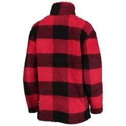 Women's G-III 4Her By Carl Banks Cardinal Arizona Cardinals Sherpa Plaid Quarter-Zip Jacket 3 Women's G-III 4Her By Carl Banks Cardinal Arizona Cardinals Sherpa Plaid Quarter-Zip Jacket -G-III Sales Store unnamed file 3150