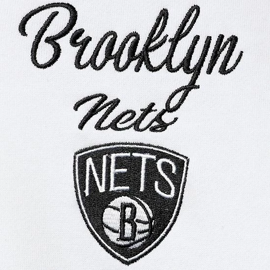 Women's G-III 4Her by Carl Banks Gray/White Brooklyn Nets Assist Colorblock Pullover Hoodie Women's G-III 4Her By Carl Banks Gray/White Brooklyn Nets Assist Colorblock Pullover Hoodie -G-III Sales Store unnamed file 3160