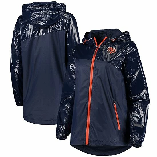 Women's G-III 4Her by Carl Banks Navy Chicago Bears Double-Coverage Full-Zip Hoodie Jacket Women's G-III 4Her By Carl Banks Navy Chicago Bears Double-Coverage Full-Zip Hoodie Jacket -G-III Sales Store unnamed file 3194
