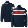 Men's G-III Sports By Carl Banks Navy Washington Wizards Power Pitcher Full-Zip Track Jacket