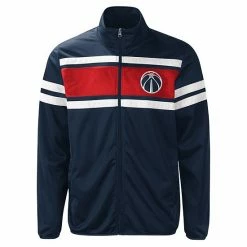 Men's G-III Sports By Carl Banks Navy Washington Wizards Power Pitcher Full-Zip Track Jacket -G-III Sales Store unnamed file 3217