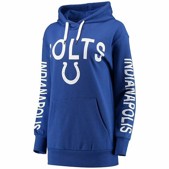 Women's G-III 4Her by Carl Banks Royal Indianapolis Colts Extra Point Pullover Hoodie Women's G-III 4Her By Carl Banks Royal Indianapolis Colts Extra Point Pullover Hoodie -G-III Sales Store unnamed file 3223