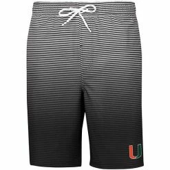 Men's G-III Sports By Carl Banks Black Miami Hurricanes Ocean Swim Trunks -G-III Sales Store unnamed file 3244