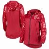 Women's G-III 4Her By Carl Banks Red Tampa Bay Buccaneers Double-Coverage Full-Zip Hoodie Jacket