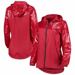 Women's G-III 4Her By Carl Banks Red Tampa Bay Buccaneers Double-Coverage Full-Zip Hoodie Jacket