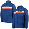 Men's G-III Sports By Carl Banks Royal Florida Gators Yard Line Quilted Full-Zip Jacket