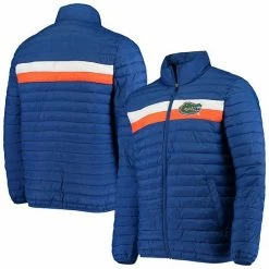 Men's G-III Sports By Carl Banks Royal Florida Gators Yard Line Quilted Full-Zip Jacket