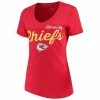 Women's G-III 4Her By Carl Banks Red Kansas City Chiefs Post Season V-Neck T-Shirt