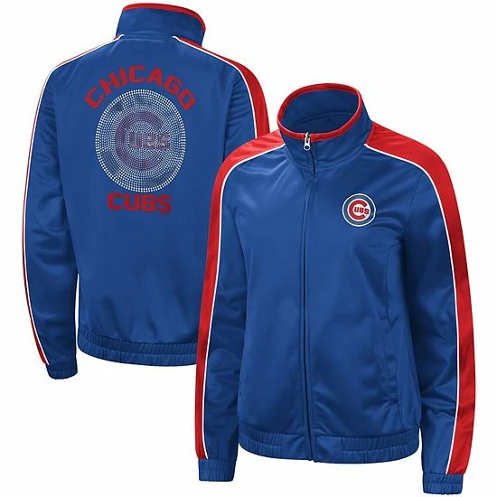 Women's G-III 4Her by Carl Banks Royal Chicago Cubs Gamer Full-Zip Track Jacket Women's G-III 4Her By Carl Banks Royal Chicago Cubs Gamer Full-Zip Track Jacket -G-III Sales Store unnamed file 3305