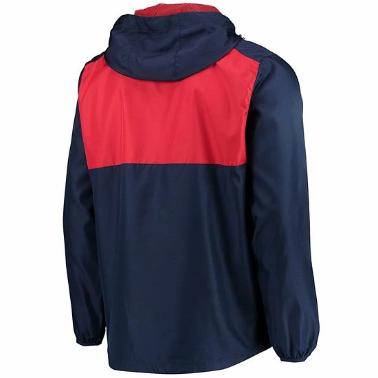 Men's G-III Sports by Carl Banks Navy/Red Minnesota Twins Lineman Half-Zip Hoodie Jacket Men's G-III Sports By Carl Banks Navy/Red Minnesota Twins Lineman Half-Zip Hoodie Jacket -G-III Sales Store unnamed file 3333