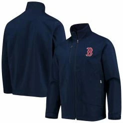 Men's G-III Sports By Carl Banks Navy Boston Red Sox Strong Side Full-Zip Jacket