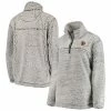 Women's G-III 4Her By Carl Banks Gray San Francisco Giants Sherpa Quarter-Zip Pullover Jacket