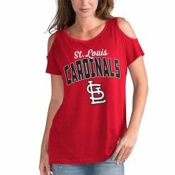 Women's G-III 4Her By Carl Banks Red St. Louis Cardinals Clear The Bases Cold Shoulder T-Shirt 3 Women's G-III 4Her By Carl Banks Red St. Louis Cardinals Clear The Bases Cold Shoulder T-Shirt -G-III Sales Store unnamed file 3357