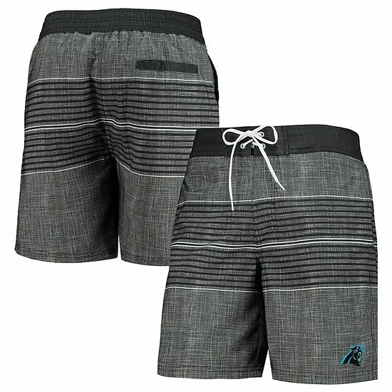 Men's G-III Sports by Carl Banks Black Carolina Panthers Horizon Swim Shorts Men's G-III Sports By Carl Banks Black Carolina Panthers Horizon Swim Shorts -G-III Sales Store unnamed file 3359
