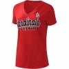 Women's G-III 4Her By Carl Banks Red St. Louis Cardinals First Place V-Neck T-Shirt